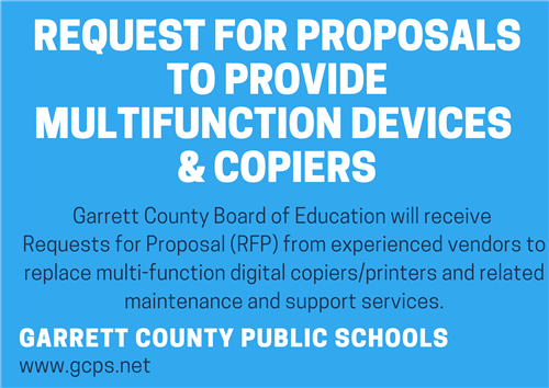 REQUEST FOR PROPOSALS TO PROVIDE MULTIFUNCTION DEVICES & COPIERS